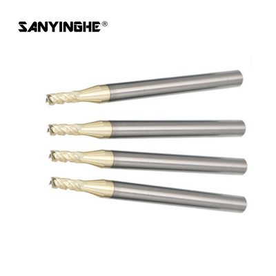 2 3 4 Flute Square Solid Carbide End Mill Flat Milling Cutter CNC Cutting Tool For Hard Steel Stainless Steel