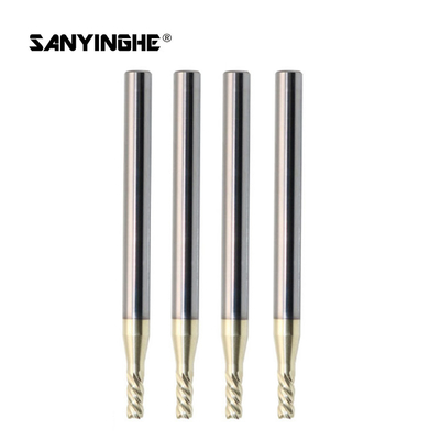 2 3 4 Flute Square Solid Carbide End Mill Flat Milling Cutter CNC Cutting Tool For Hard Steel Stainless Steel